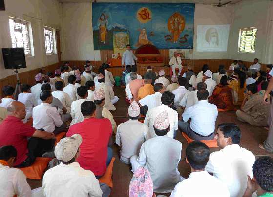 52-Akshaya Tritiya Celebration - 52.jpg - Gathering at Global Mother Divine Organization on Akshaya Tritiya Celebration.